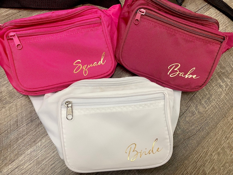 Custom Fanny Packs, Fanny Packs, Fanny Pack Bachelorette, Bridesmaid Gifts, Bridesmaid Bags, Custom Fanny Pack, Personalized Fanny Pack image 9