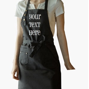 Custom Aprons, Apron, Personalized Christmas Gifts, Personalized Aprons, Grandparents Gift, Teacher Gift, Chef Gift