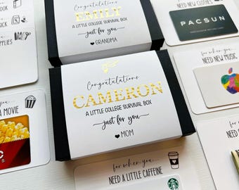 College Gift Card Book Box Personalized Graduation Gift, College Gift, High School Graduation Gift, Gift Card Holder, Money Gift Holder