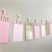 First Birthday Photo Banner, First Birthday Banner, 1st Year Photo Banner, One Year Photo Banner, Monthly Photo Banner, Pink & Gold Birthday 