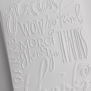Thank You Cards, Thank You Note Cards, Embossed Cards, Greeting Cards Set, Note Cards Set, Blank Cards, Note Card Set, THANK YOU