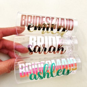 Personalized Shot Cups, Custom Shot Cups, Bridesmaid Shooters, Bachelorette Shot Cups, Bridal Party Gift, Bachelorette Party Favor