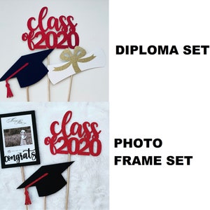 Graduation Centerpiece Sticks Assembled Class Of 2025