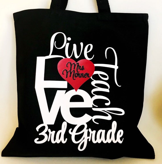 personalized totes for teachers