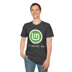 Camiseta con el logo de Linux Mint / Camiseta técnica del sistema operativo Linux, camiseta de informática de código abierto