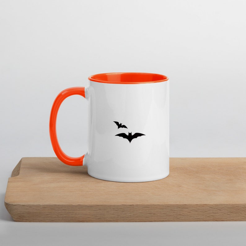 Tis the Season Dancing Skeletons Mug with your choice of Color Inside image 8