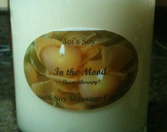 100% Soy Massage Candle