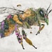 Honey bee art * Animal wall art * Bumblebee home decor * Save the bees * Bee lover * Beekeeper * Prints, Framed Canvas and Wraps