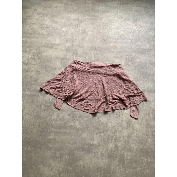 Ralph Lauren Black Label, Ralph Lauren Black label silk drapped open cardigan sweater size S pink