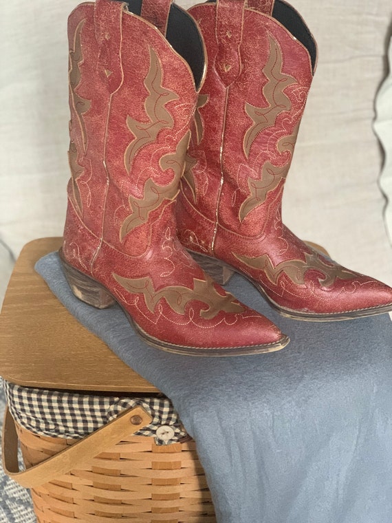 Red Western Boots