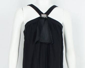 ON SALE Vintage Neiman Marcus Black Cocktail Dress size Small