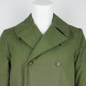 Vintage Military 1940's Mackinaw Jacket size Medium Chin Strap image 1