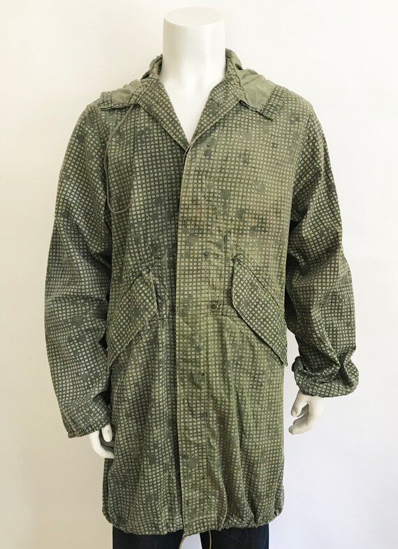 Vintage 1980's Military Night Camouflage Fishtail