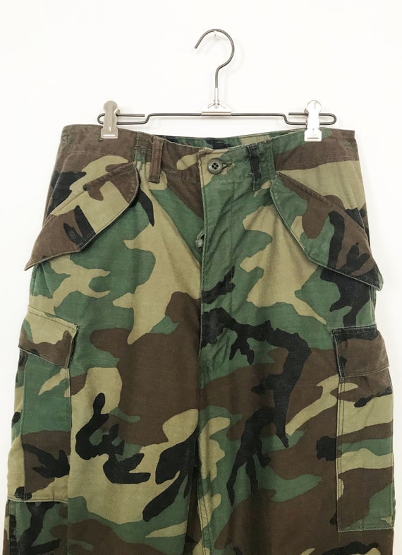 Vintage Military M-65 Camouflage Cargo Pants size Sma… - Gem