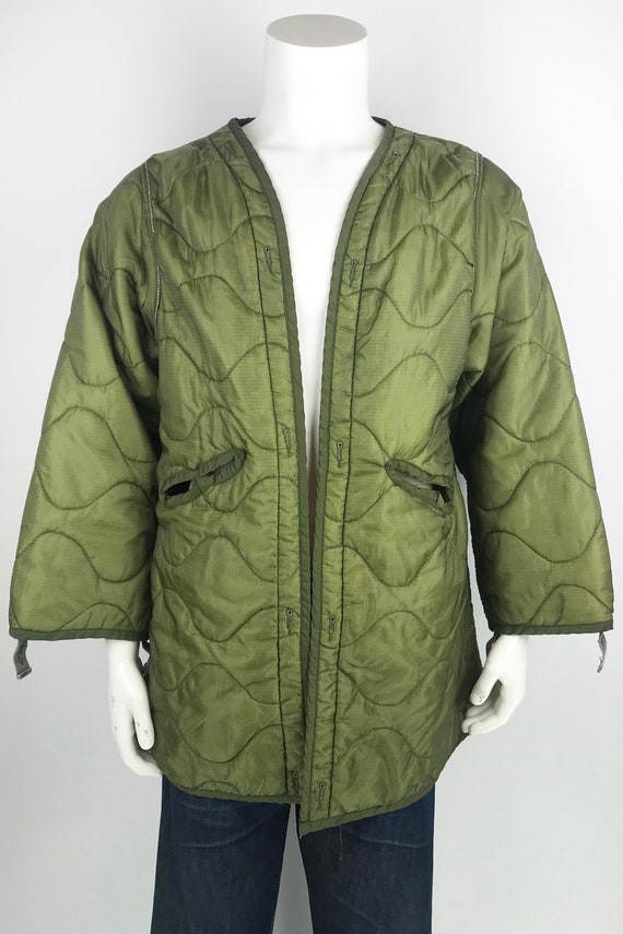 Vintage Military Parka Liner Jacket size Medium