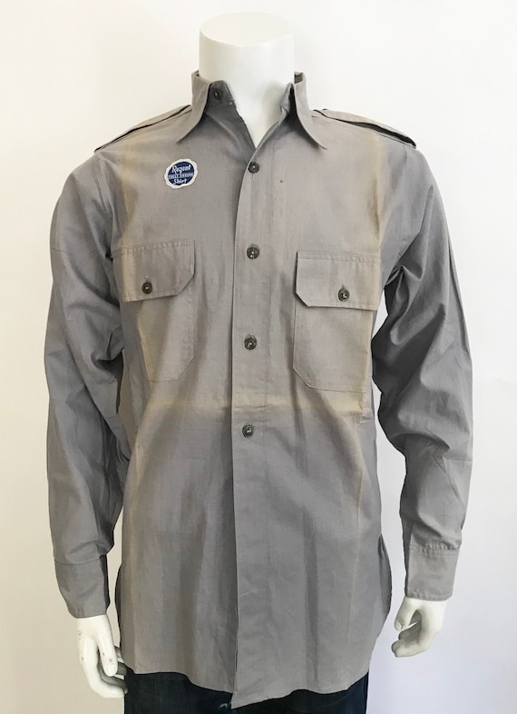 Vintage 1940's Sanforized Regent Work Shirt size S