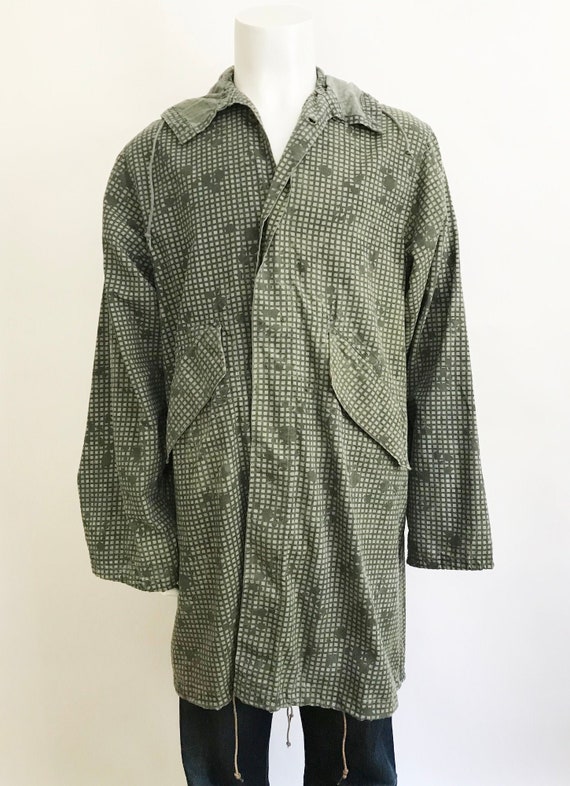 Vintage Military Night Camouflage Fishtail Parka J