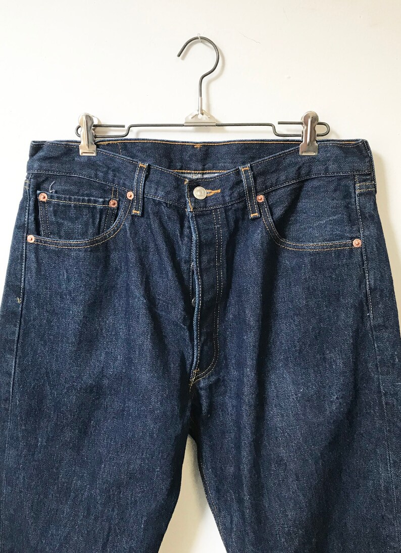 501 raw denim