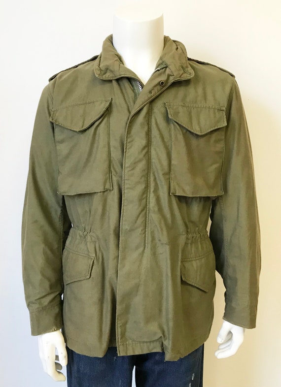 Vintage 1960 S Military Us Army M 65 Field Jacket Siz Gem