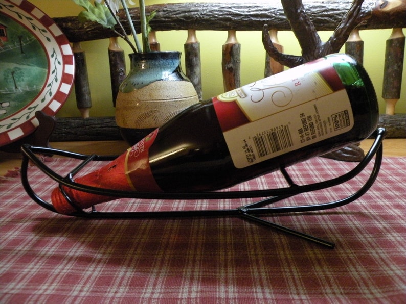 Canoe Wine Bottle Holder / Wine Rack Original One of a Kind Etsy