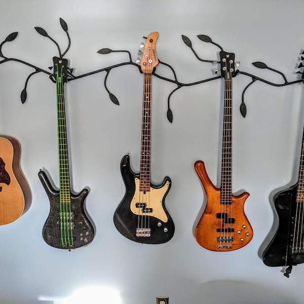 5 instrument Branch shaped instrument rack hanger . Full size guitar holder, musical instrument guitar , ukulele, violin,  banjo