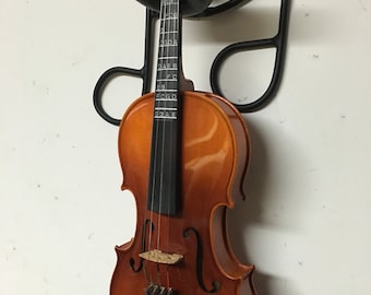 Violin Fiddle Metal Scale Model 11.75" Music Instrument Home Decor Centerpiece 