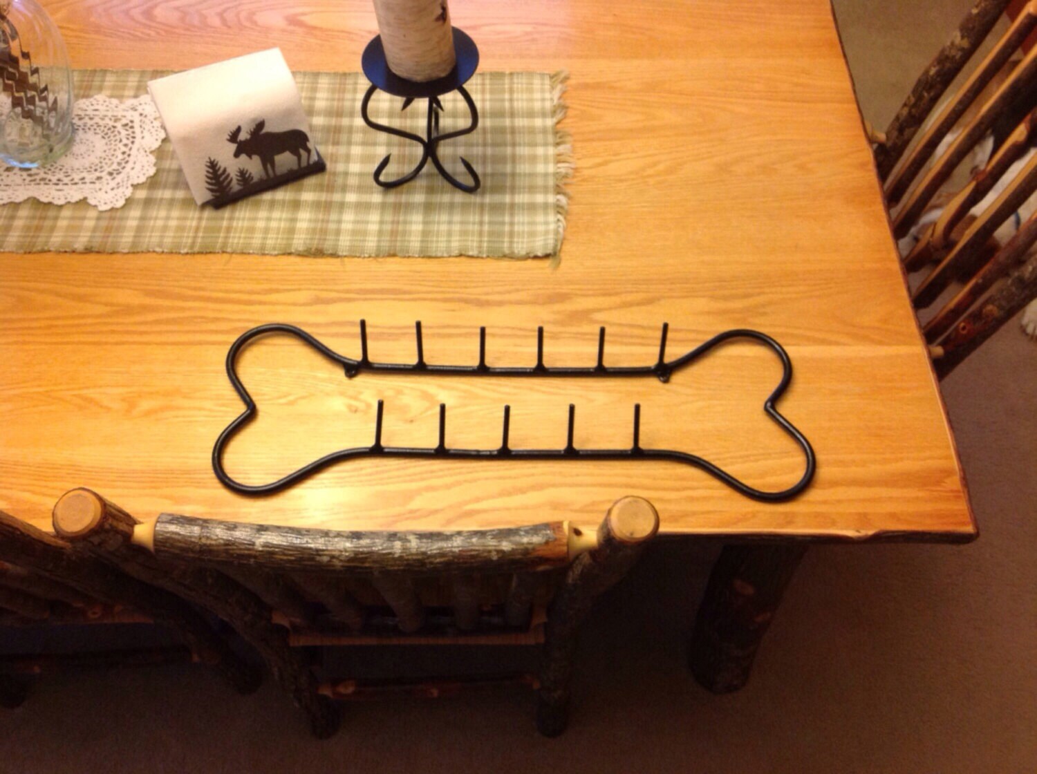 Large Dog Bone Leash Rack - Etsy