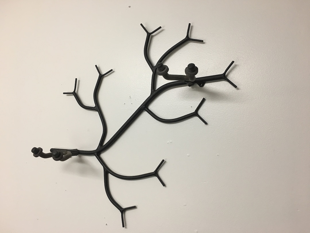 Musical Instrument Rack Wall mounted holder. holds two Instruments, Guitars, Violins, Ukuleles,