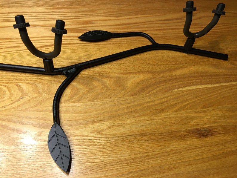 Branch shaped Ukuleles holder, musical instrument rack, holds 4 instruments image 2