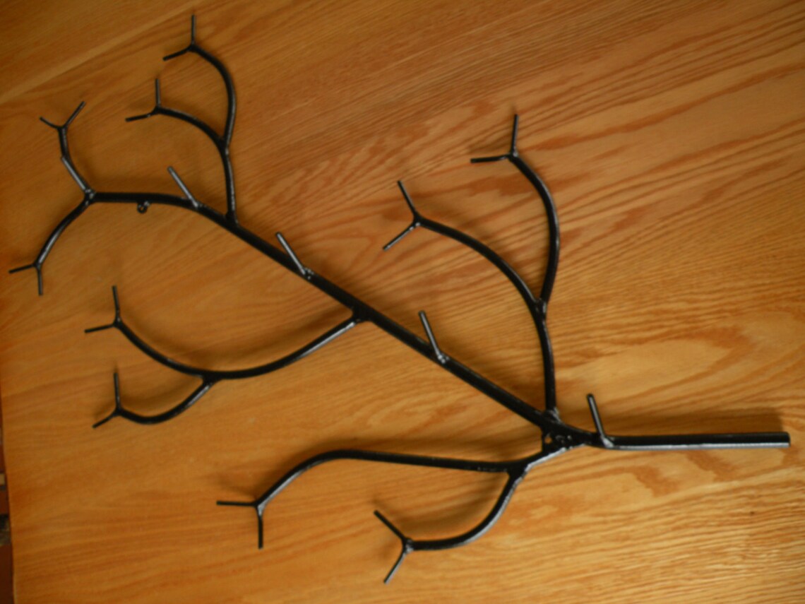 2 Large Wall Branch Coat Racks Holds 10 Coats / Jackets Etsy