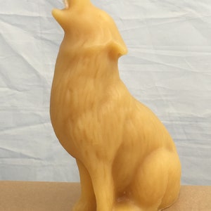 Vela pilar Wolf Beeswax Frete grátis para os EUA