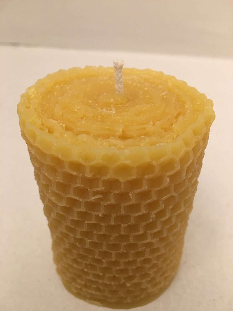 2x3 100 Pure Beeswax Solid Candle Etsy