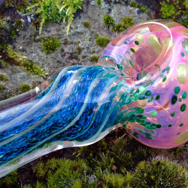 Sunburst Spiral Twist Glass Pipe