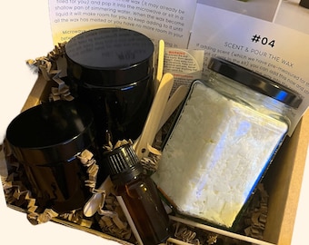 Faites votre propre kit de bougie de soja parfumée