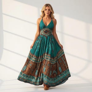 brown and aqua dress Turquoise low hem gift-picks Truth Always Wins High Size:4T/5Y
