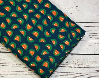 Ruby Star Society Food Group Watermelons in Navy by Alexia Abegg, Sold in 1/2 yard increments, Fabric by the Yard