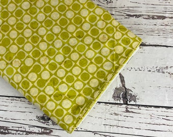 Key Lime Large Dots Batik by Hoffman Fabrics , Sold in 1/2 yard increments, Fabric by the Yard