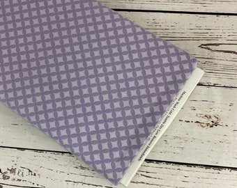 Grow with Me Purple Geometric, Brushed Cotton for Moda Fabric, Sold in 1/2 yard increments, Fabric by the Yard