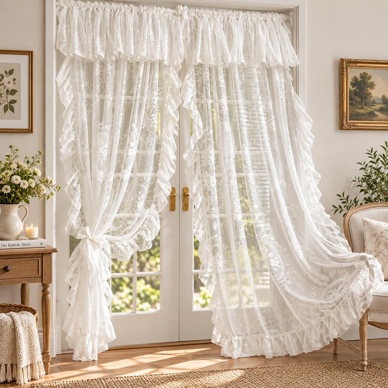 Lace Curtains French - Etsy