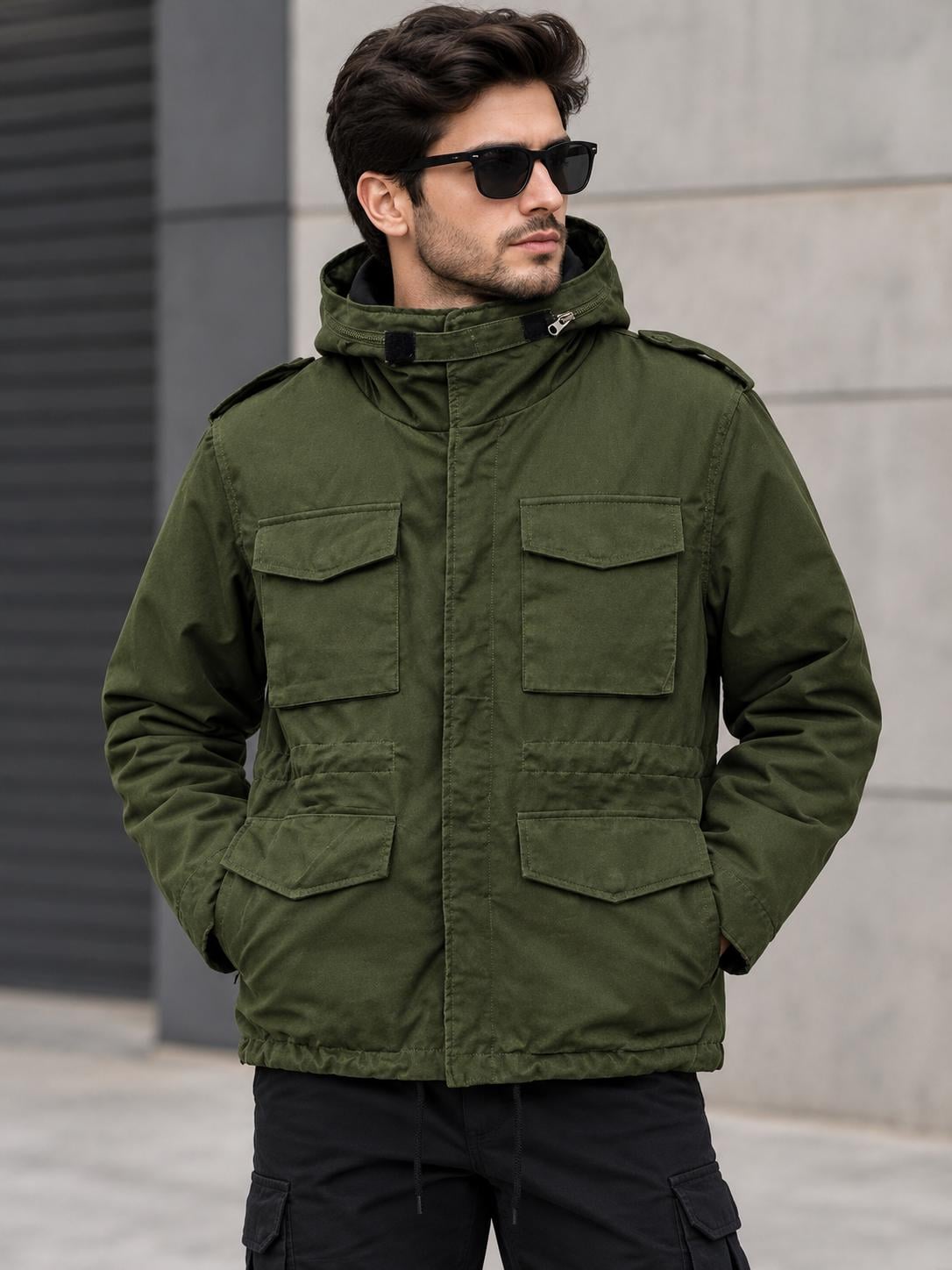 Mens Cotton Field Jacket - Etsy
