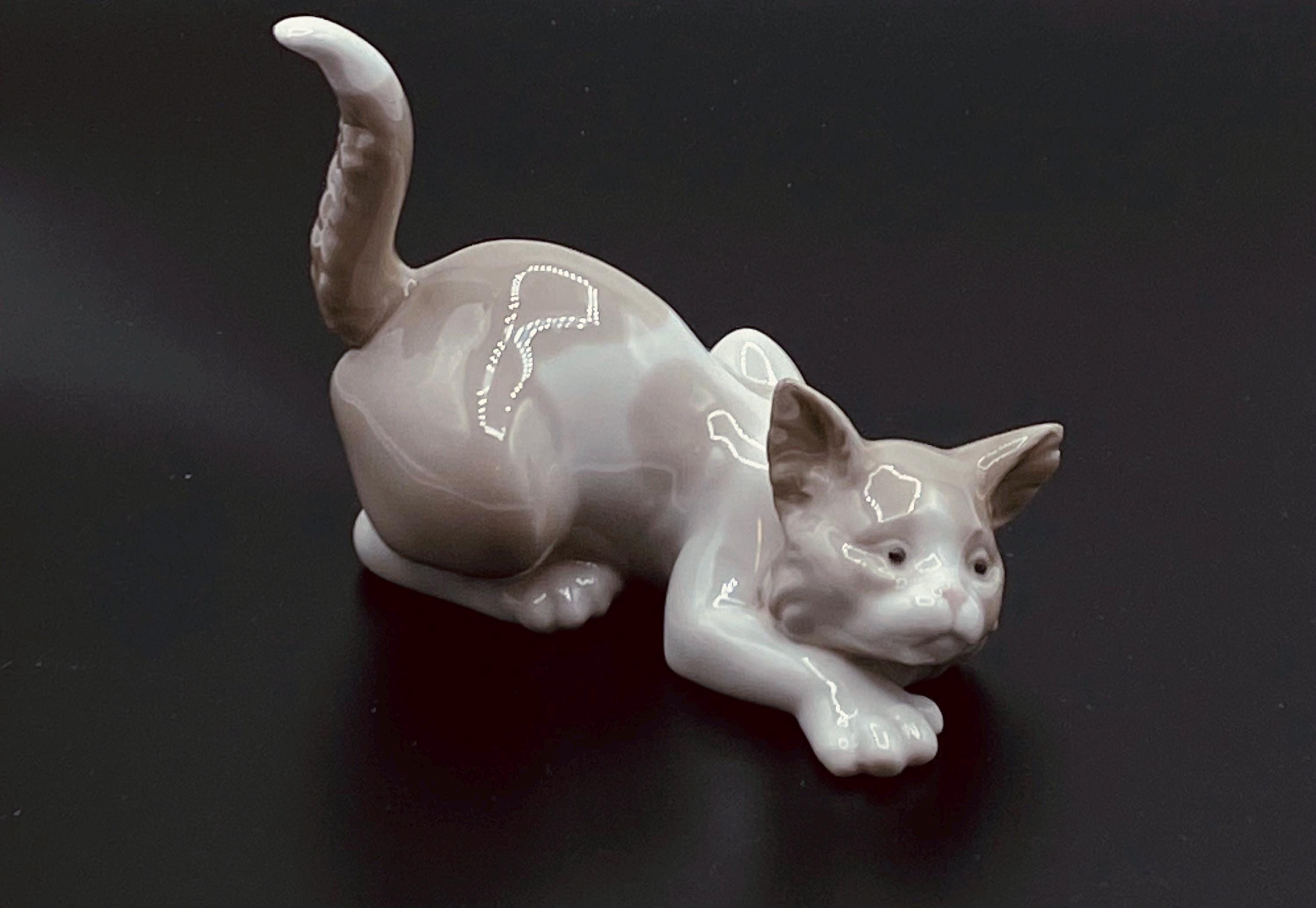 Lladro Cat Figurine - Etsy
