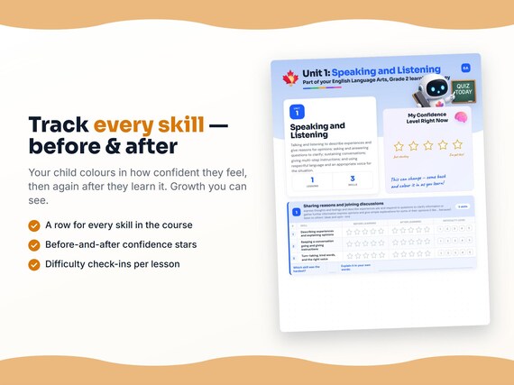 Unit reflection and certificate pages inside the English Language Arts, Grade 2 workbook