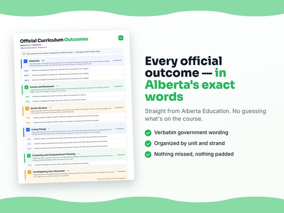 Parent dashboard and progress pages inside the Science 3 workbook
