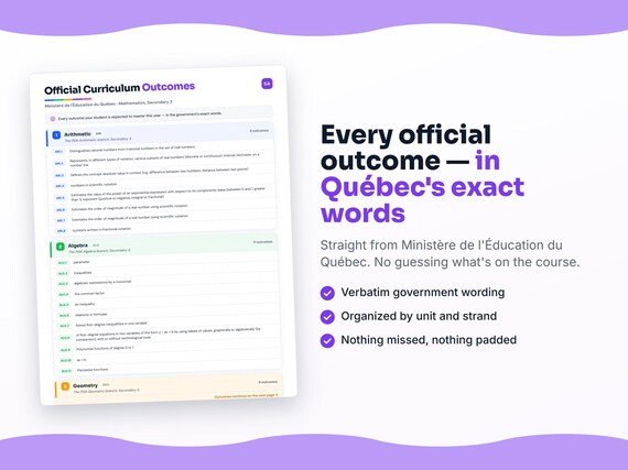 Parent dashboard and progress pages inside the Mathematics, Secondary 3 workbook