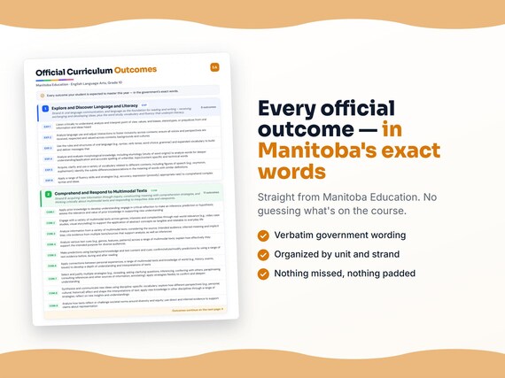 Parent dashboard and progress pages inside the English Language Arts, Grade 10 workbook