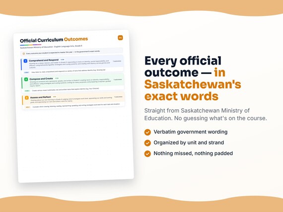 Parent dashboard and progress pages inside the English Language Arts, Grade 6 workbook