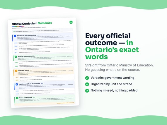 Parent dashboard and progress pages inside the Science and Technology, Grade 4 workbook