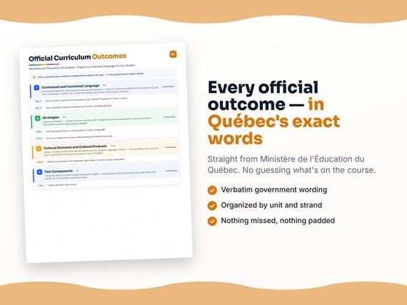 Parent dashboard and progress pages inside the English as a Second Language (Core), Grade 1 workbook