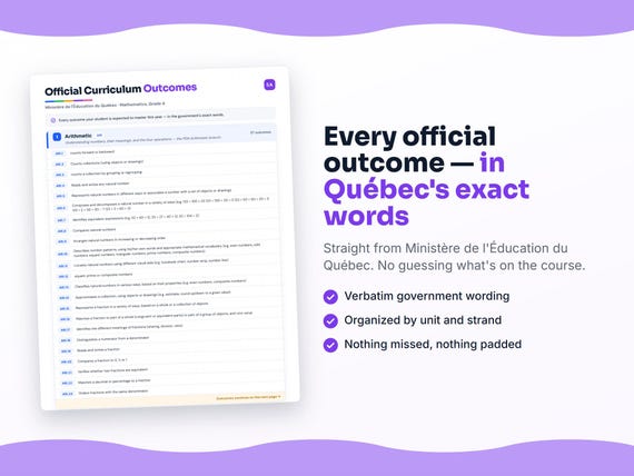 Parent dashboard and progress pages inside the Mathematics, Grade 4 workbook