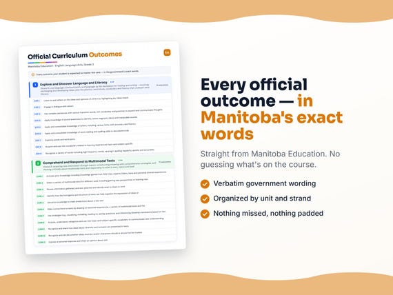 Parent dashboard and progress pages inside the English Language Arts, Grade 3 workbook